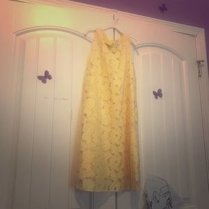 Cute yellow and white dress